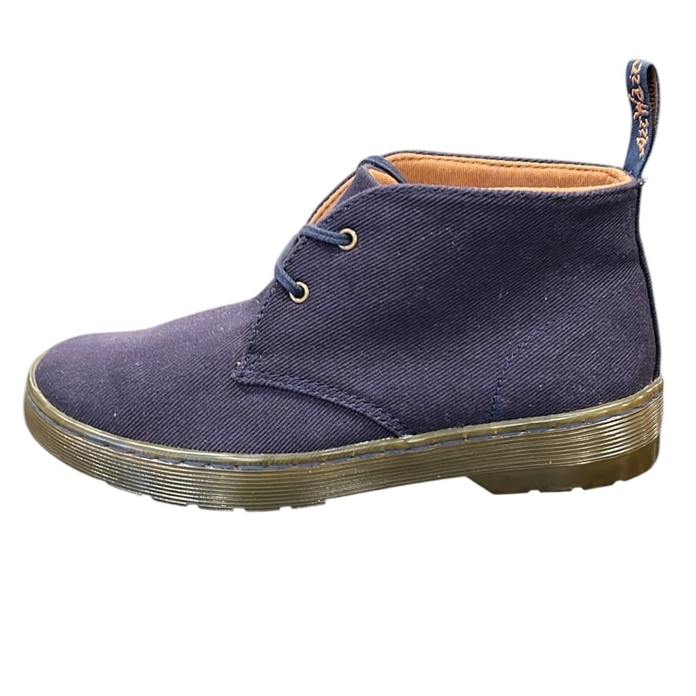 Dr. Martens Daytona Navy Twill Canvas Bootie Size 7